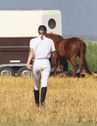 jodhpurs and riding boots